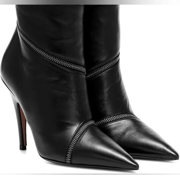Samuele Failli Zip-around 85 leather ankle boots. - Picture 1 of 6